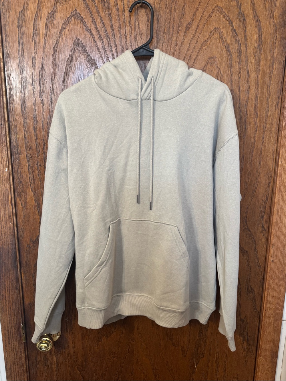H&M Men's Light Gray Pullover Hoodie